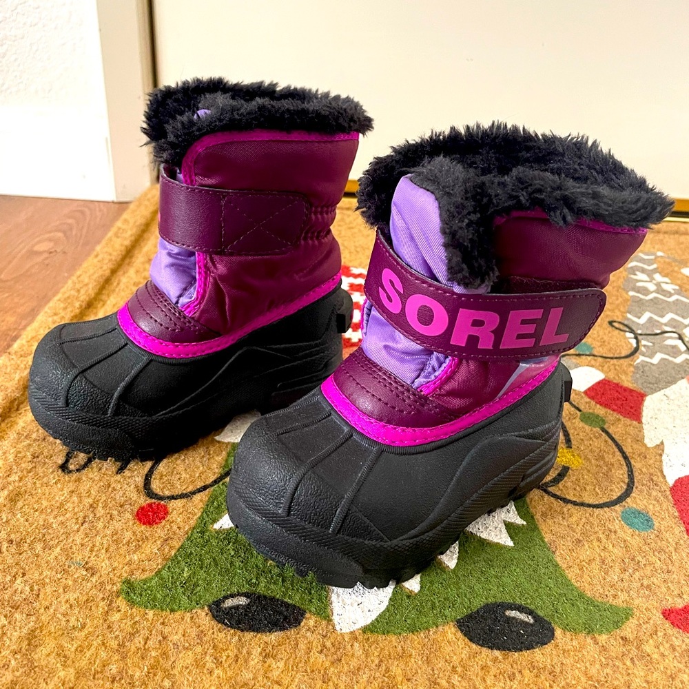 💜Kids Sorel snow boots💜